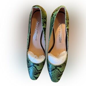 Green Snakeskin Women's Pumps (Brand New)